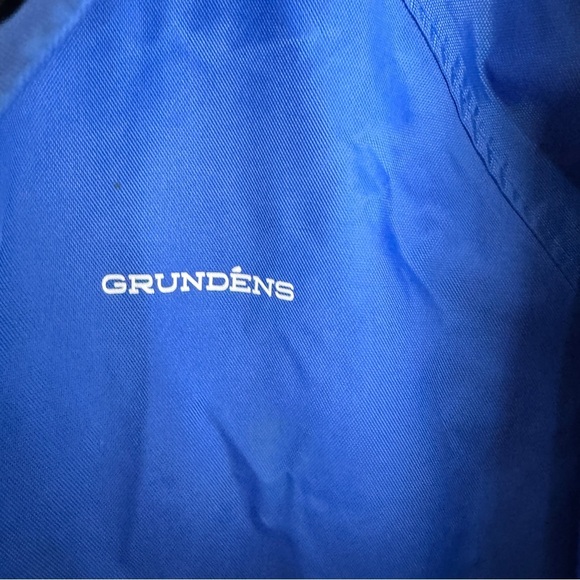 Grundens Vintage Rain Gear Jacket Blue Size Large - Picture 3 of 13